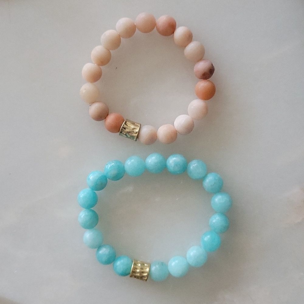 Boho Stone Bead Bracelets - Picture 3 of 3